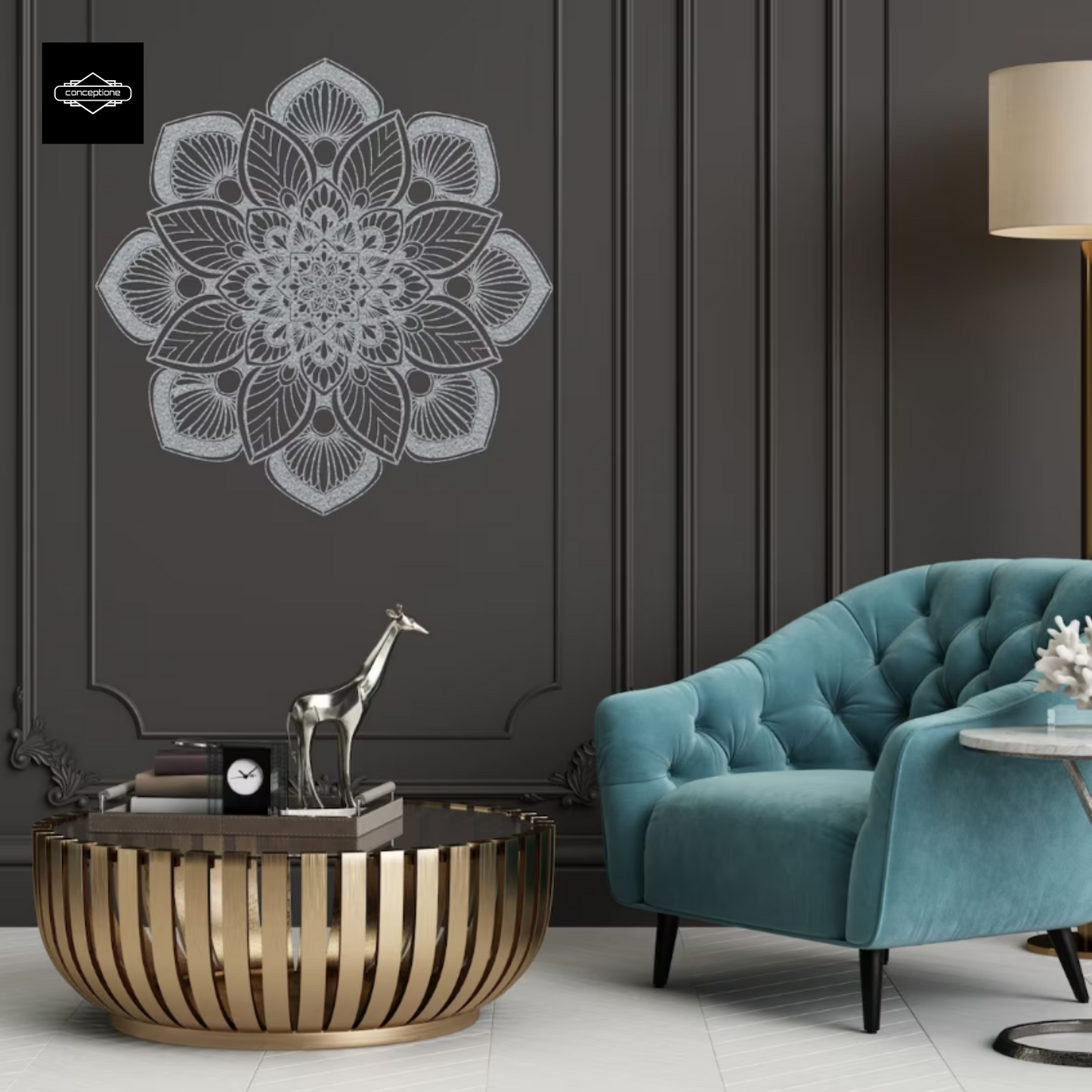 Mandala Home Metal Wall Decoration