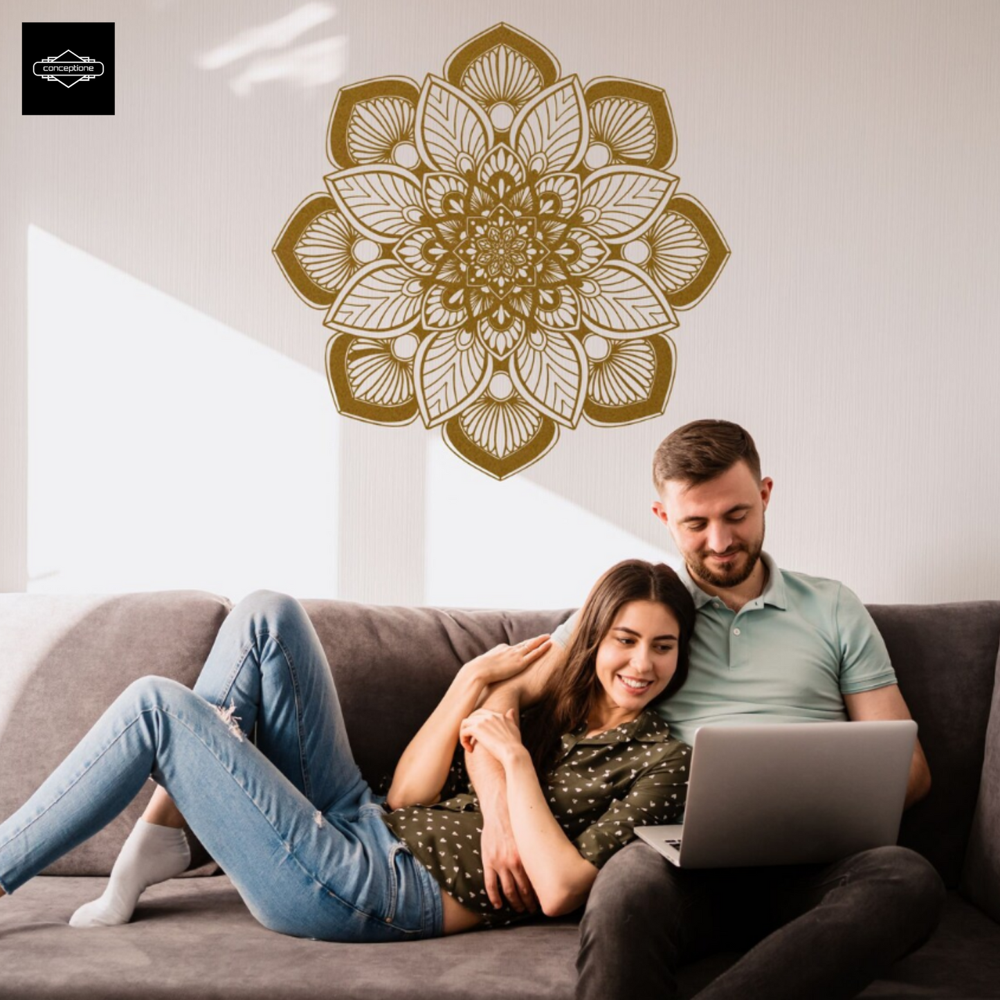 Mandala Home Metal Wall Decoration