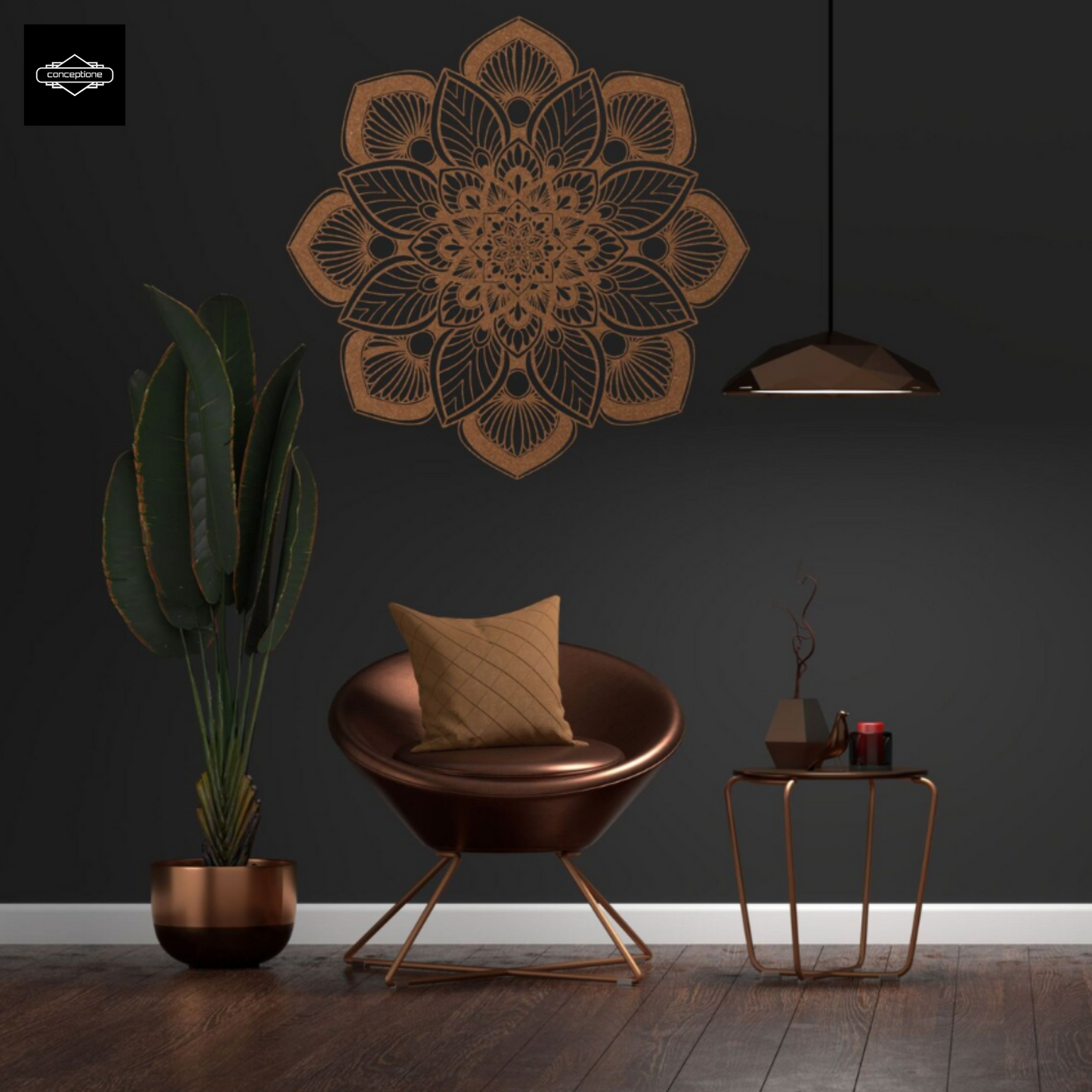 Mandala Home Metal Wall Decoration