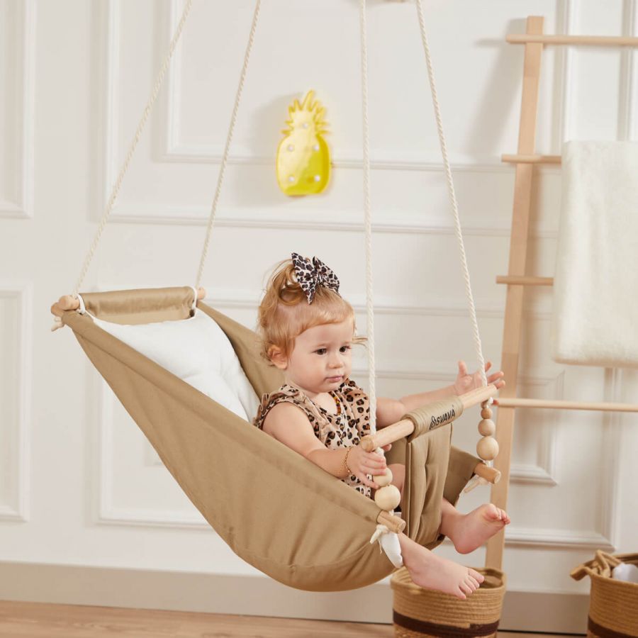 Dream Wooden Baby Hammock Swing - Home Type Ceiling Swing