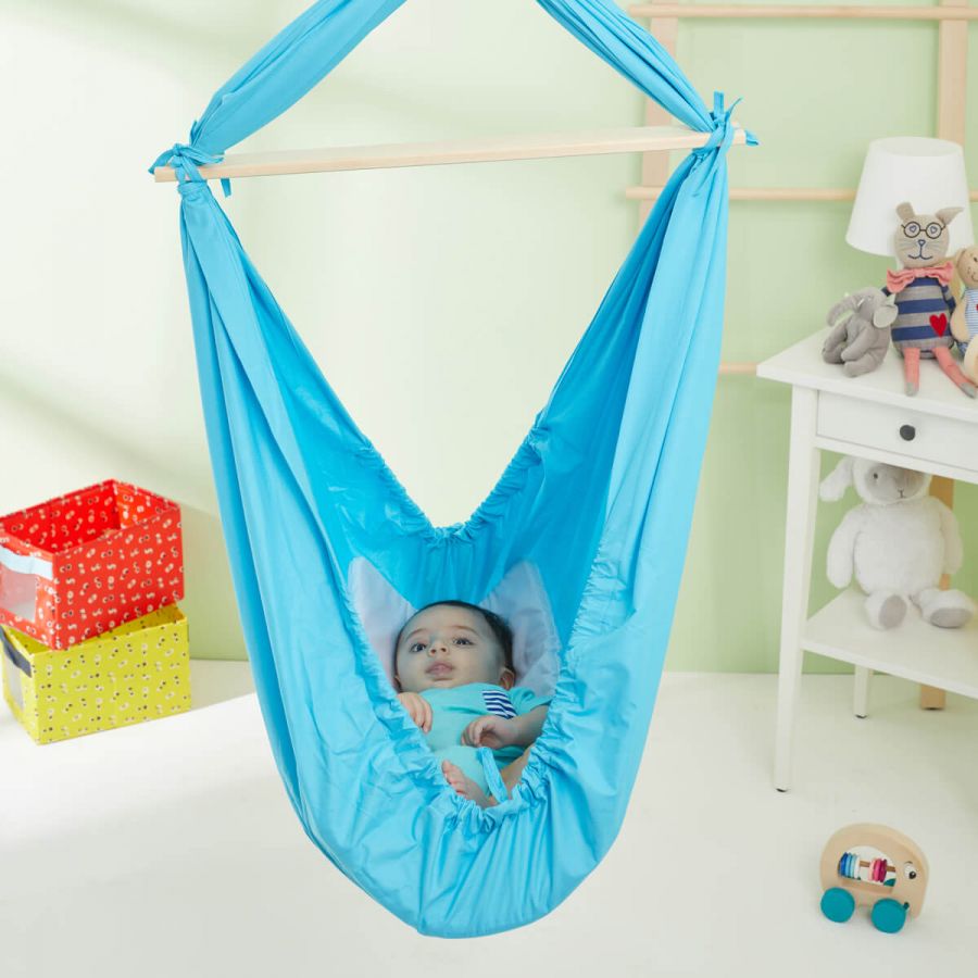 Spring Baby Hammock Cradle - Ceiling Hanging Swing