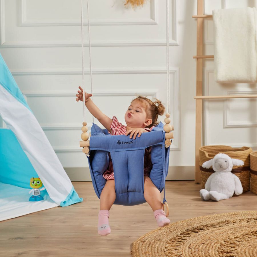 Wooden Baby Swing, Ceiling Hanging Swing