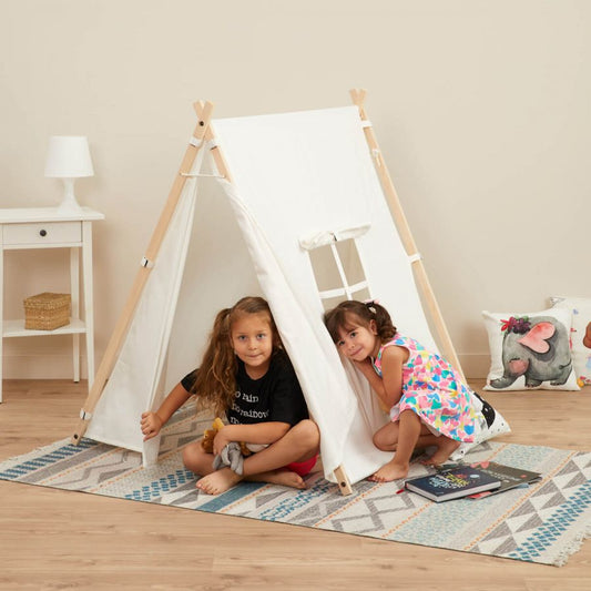 Wooden Children's Play Tent - Playhouse