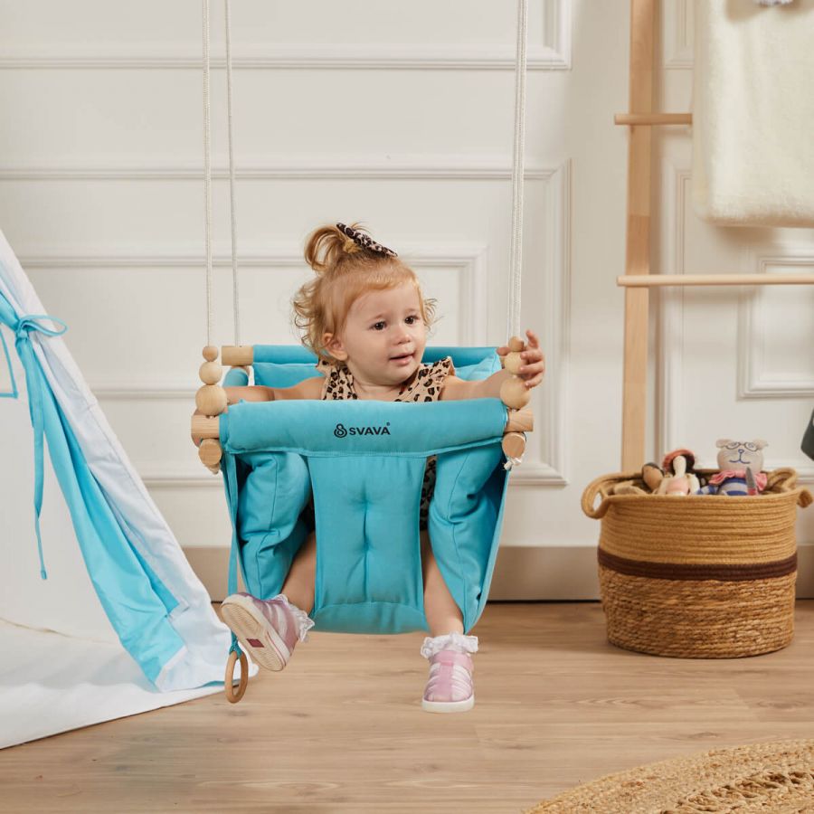 Wooden Baby Swing, Ceiling Hanging Swing