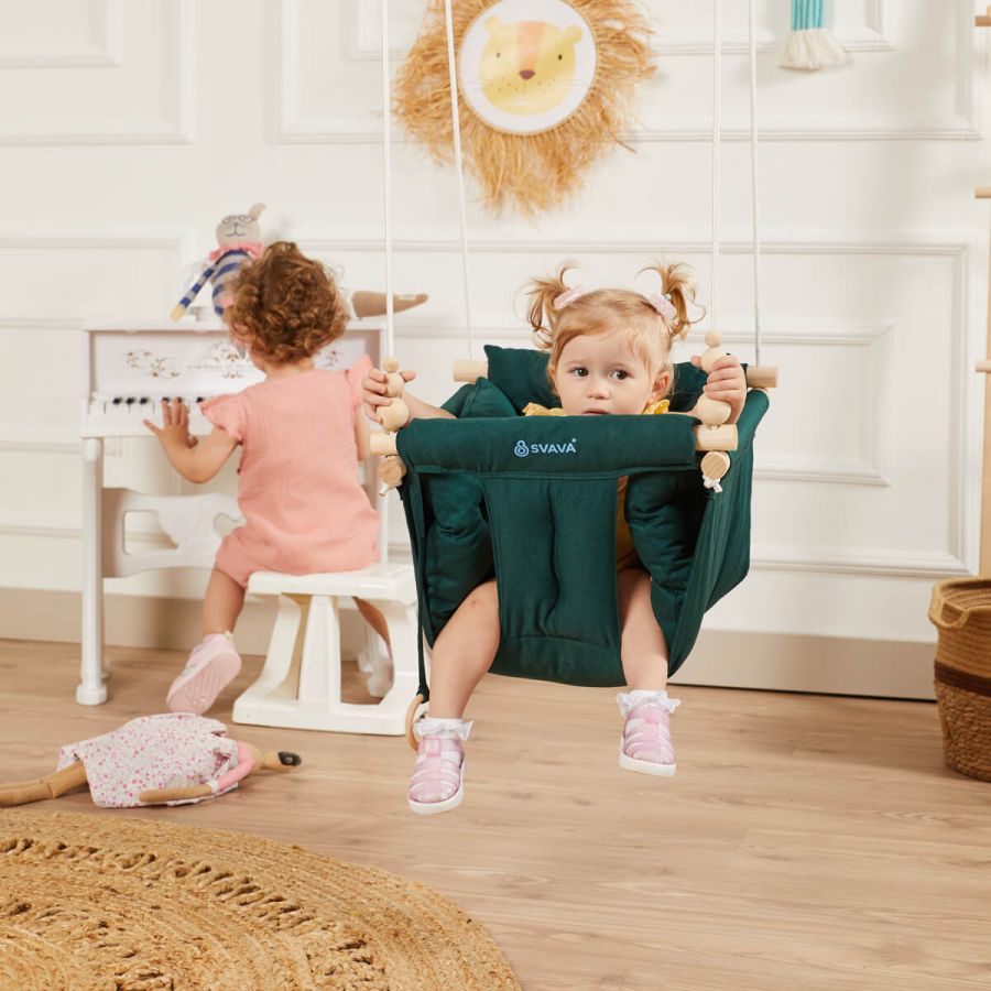 Wooden Baby Swing, Ceiling Hanging Swing